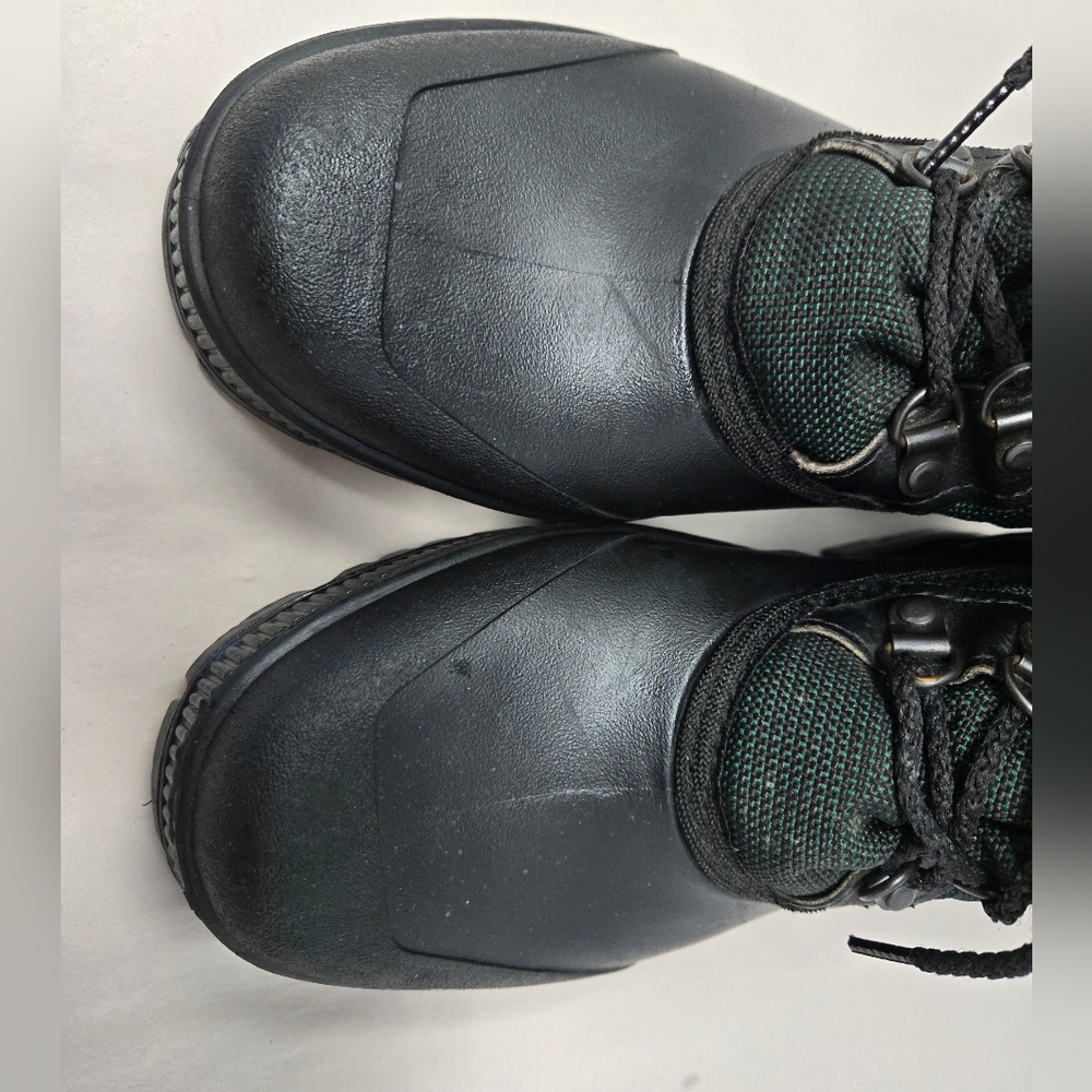 Sorel Womens Rain Winter Boots Sz 9 Mid Faux Fur Waterproof Lace Up Kaufman - Picture 12 of 14